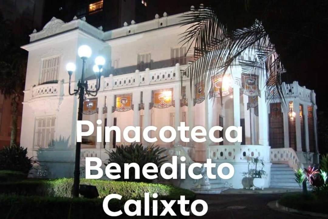 Apartamento 100 Mts Praia Roupa Cama Toalha Banho Wi-Fi 500 Mega Port 24 Hs サントス エクステリア 写真