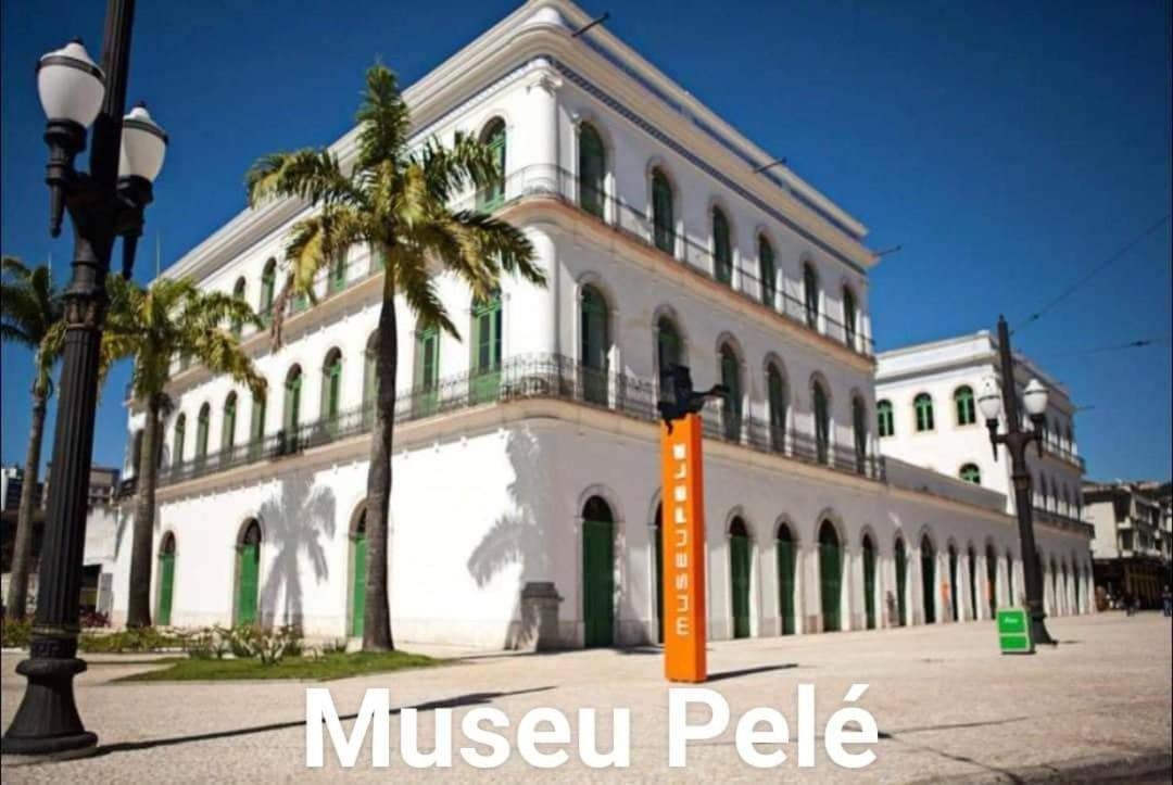 Apartamento 100 Mts Praia Roupa Cama Toalha Banho Wi-Fi 500 Mega Port 24 Hs サントス エクステリア 写真