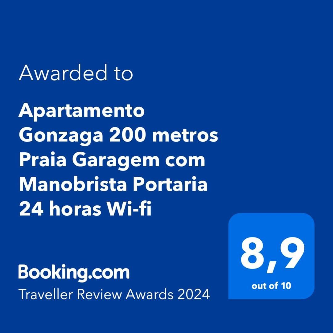 Apartamento 100 Mts Praia Roupa Cama Toalha Banho Wi-Fi 500 Mega Port 24 Hs サントス エクステリア 写真