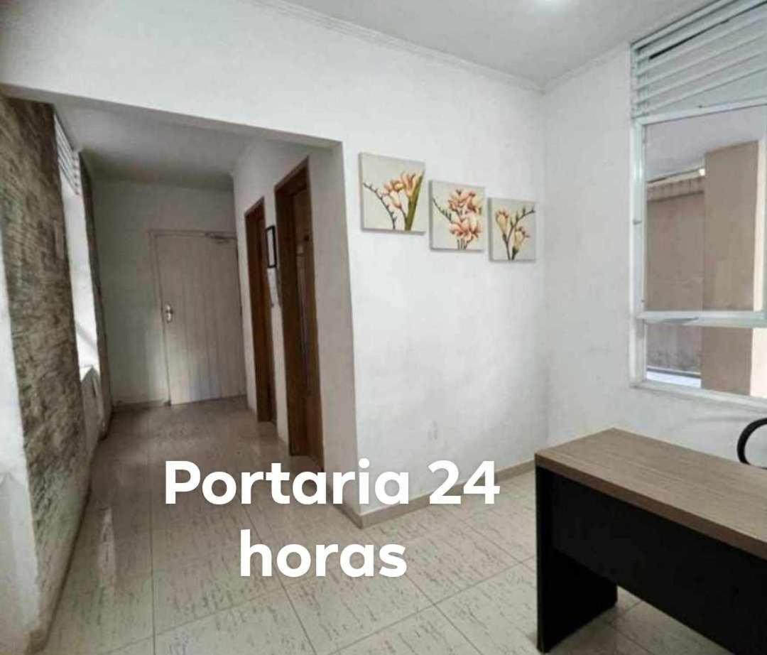 Apartamento 100 Mts Praia Roupa Cama Toalha Banho Wi-Fi 500 Mega Port 24 Hs サントス エクステリア 写真